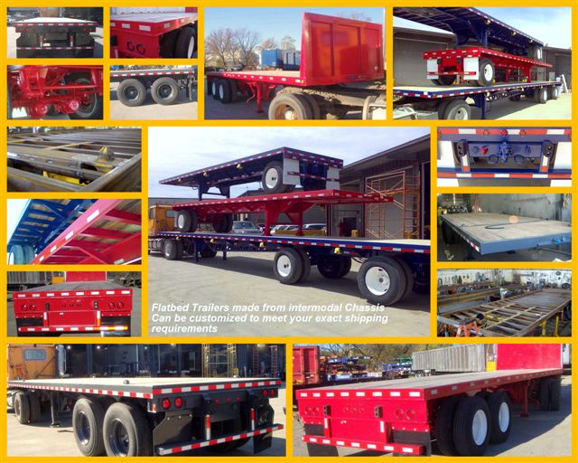 chassis flatbed trailers